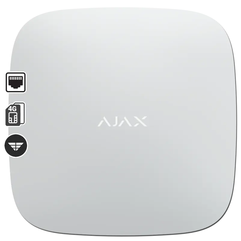 8097a95d-d47f-4cc9-b625-d17733d6493a Ajax Κεντρική Μονάδα Ασύρματη Λευκό HUB 2 (4G) - Image 1
