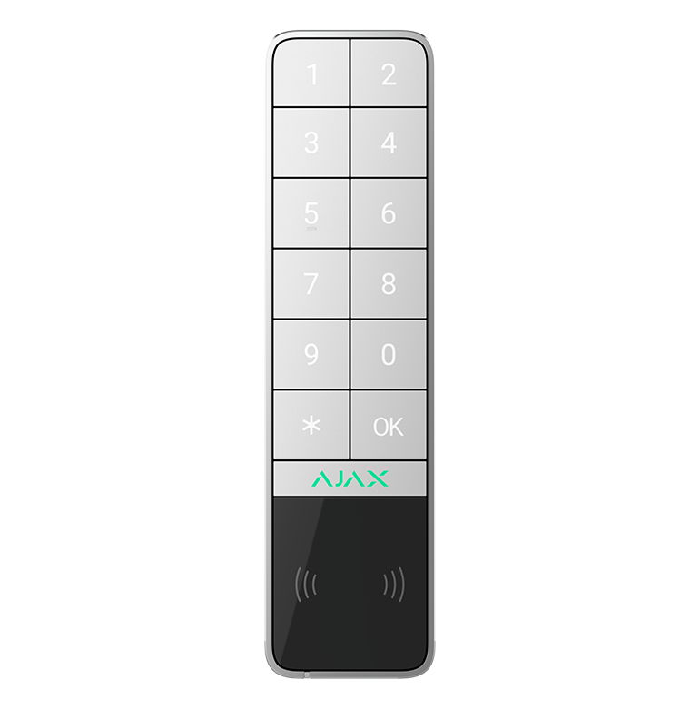 866e5fc7-3646-4dab-89fa-d2f19c8e0e10 AJAX - KEYPAD OUTDOOR WHITE - Image 1