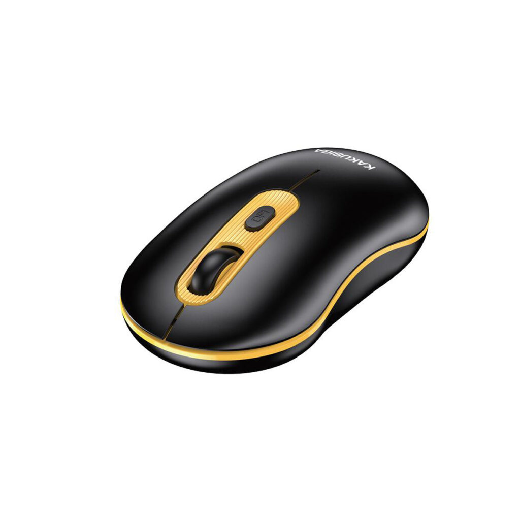 871-black-yellow KSC-871/BLACK ΜΑΥΡΟ ΑΣΥΡΜΑΤΟ ΠΟΝΤΙΚΙ 2.4GB - Image 1