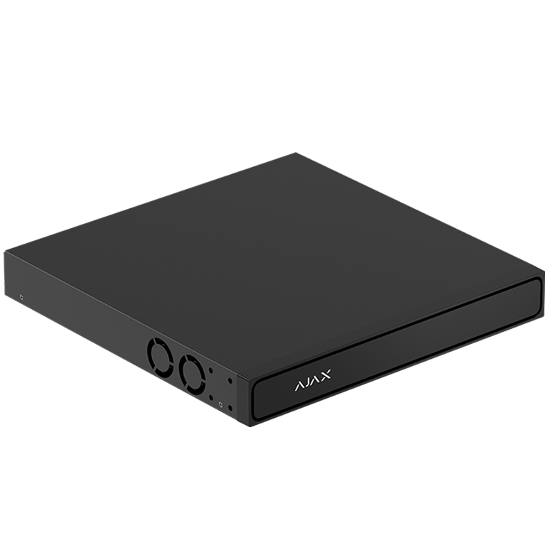 89dc115b-29d3-4571-a424-19b18d61357a AJAX - NVR H2DAI8PAC (8ch) SUPERIOR BLACK - Image 1