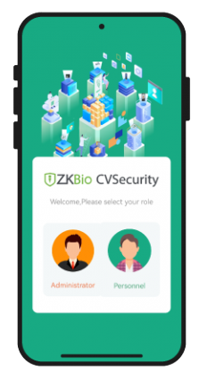 ZKTeco Εφαρμογή Κινητού 1 Χρήστης ZKBioCVSecurity Admin Mobile App