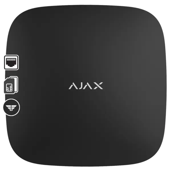 Ajax Κεντρική Μονάδα Ασύρματη Μαύρο HUB 2