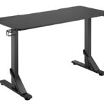 Gaming Γραφείο GMD11-3 ρυθμιζόμενο ύψος 136x60cm RGB μαύρο