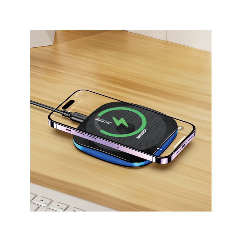 KSC-1367 WIRELESS CHARGER 15W (ΜΑΥΡΟ ΧΡΩΜΑ) - Image 2