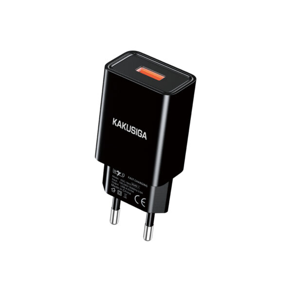 KSC-1643/B ΦΟΡΤΙΣΤΗΣ USB 5Α (ΜΑΥΡΟ ΧΡΩΜΑ)
