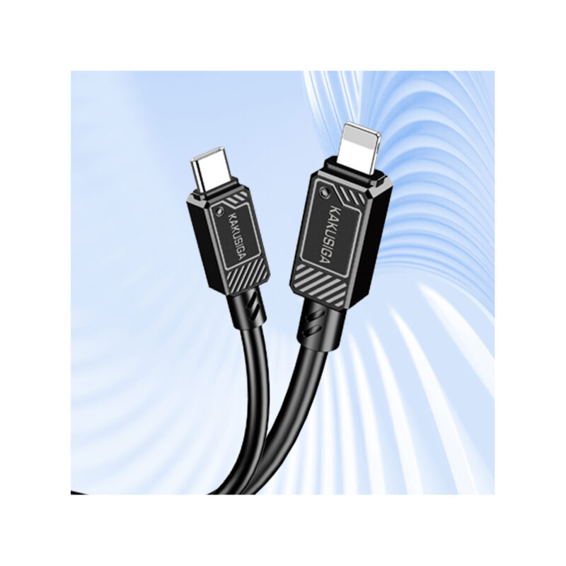 KSC-993/B ΚΑΛΩΔΙΟ CHARGING DATA TYPE C - LIGHTNING 30W (ΜΑΥΡΟ ΧΡΩΜΑ) - Image 2