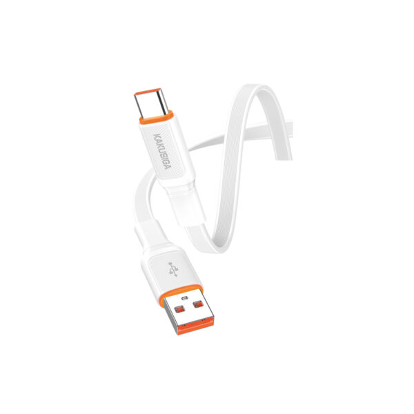 KSC-999/W ΚΑΛΩΔΙΟ ΠΛΑΚΕ USB ΣΕ TYPE C 1M PD30W (ΛΕΥΚΟ ΧΡΩΜΑ)