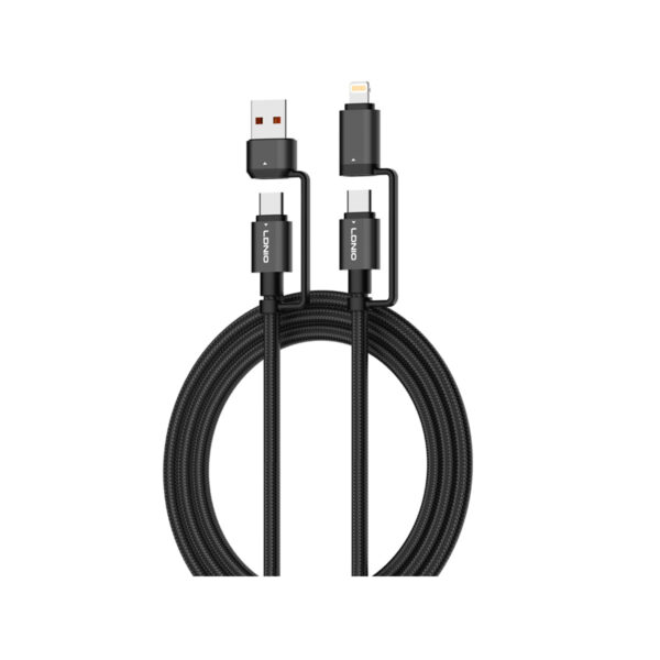 LC16  ΚΑΛΩΔΙΟ USB 4σε1 65W  LDNIO