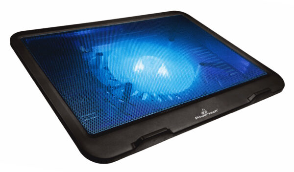 Βάση & ψύξη laptop 15.6", 125mm fan, LED, μαύρο