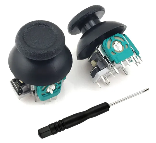 Joystick 3D Analog TOOL-0038 για Χειριστήριο PS4, Μαύρο, 2τμχ