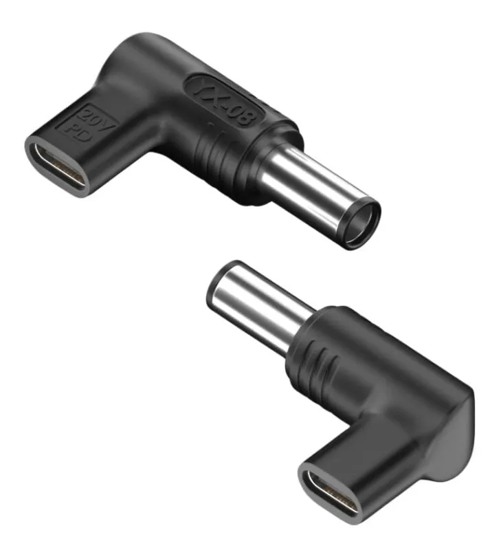 Αντάπτορας τροφοδοσίας YX-08 USB-C σε Dell 7.4x5mm μαύρος