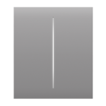 Ajax Πρόσοψη Διακόπτη CENTER BUTTON (2-GANG) FOG