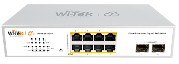 Wi-Tek Switch PoE 8 Θυρών WI-PCES310GF V2