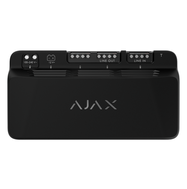 Ajax Τροφοδοτικό 45W Μαύρο LINESUPPLY FIBRA 45W