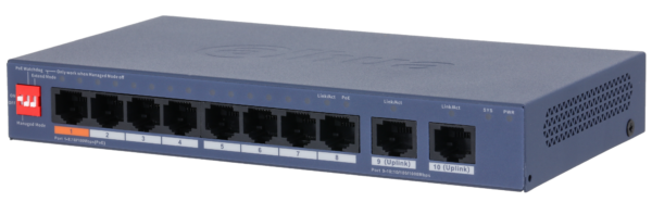 Dahua Switch PoE 8 Θυρών CS4010-8ET2GT-60