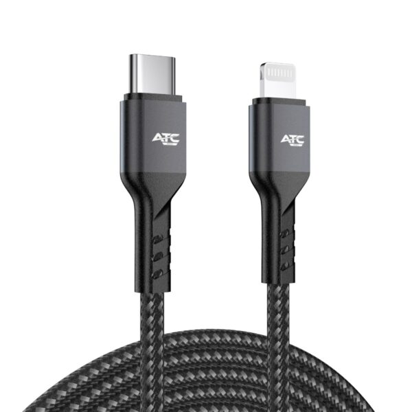 ATC-C9 Καλώδιο Φόρτισης & Συγχρονισμού USB-C σε Lightning 20W 2m