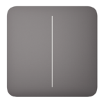 AJAX - SOLO BUTTON (2-GANG) GREY