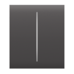 AJAX - CENTER BUTTON (2-GANG) GREY