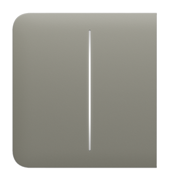 Ajax Πρόσοψη Διακόπτη SIDE BUTTON (2-GANG) OLIVE