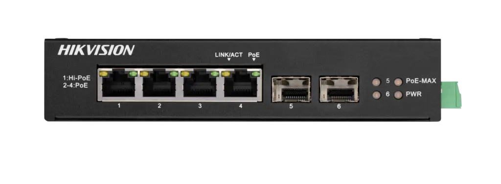 dfdbd2da-5306-4605-85be-e891647f60ae Hikvision Switch PoE 4 Θυρών DS-3T0506HP-E/HS - Image 1