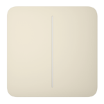 Ajax Πρόσοψη Διακόπτη SOLO BUTTON (2-GANG) IVORY