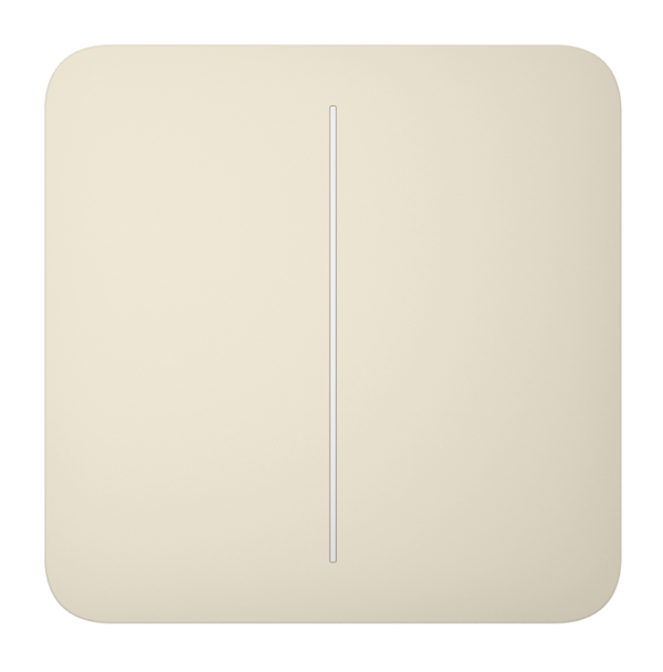 Ajax Πρόσοψη Διακόπτη SOLO BUTTON (2-GANG) IVORY