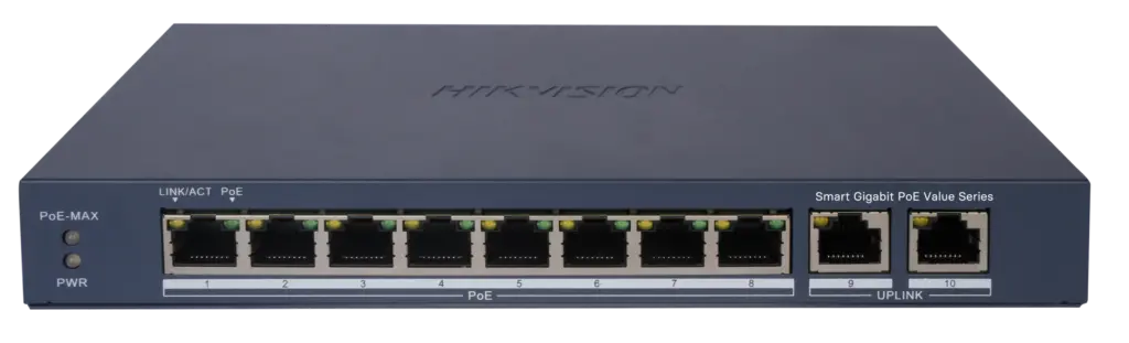 e6e5417f-31d5-4718-910f-61b8c6f26d09 Hikvision Switch PoE 8 Θυρών DS-3E1510P-EI/M - Image 1
