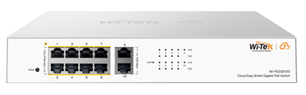 Wi-Tek Switch PoE 8 Θυρών WI-PCES310G