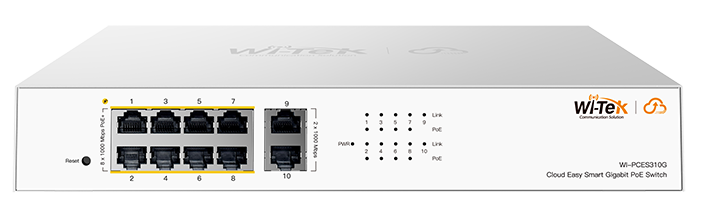 f5f619d1-7e05-4ea0-8452-95fc88090528 Wi-Tek Switch PoE 8 Θυρών WI-PCES310G - Image 1