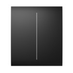 Ajax Πρόσοψη Διακόπτη Μαύρο CENTER BUTTON (2-GANG)
