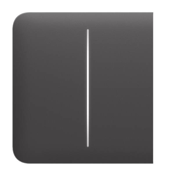 Ajax Πρόσοψη Διακόπτη Γκρι SIDE BUTTON (2-GANG)