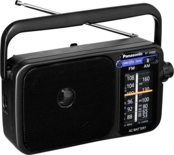 Panasonic RF-2400DEG-K Φορητό Ραδιόφωνο Ρεύματος / Μπαταρίας Μαύρο