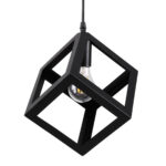 ΦΩΤΙΣΤΙΚΟ ΚΡΕΜΑΣΤΟ 1ΧΕ27 CUBE Μαύρο