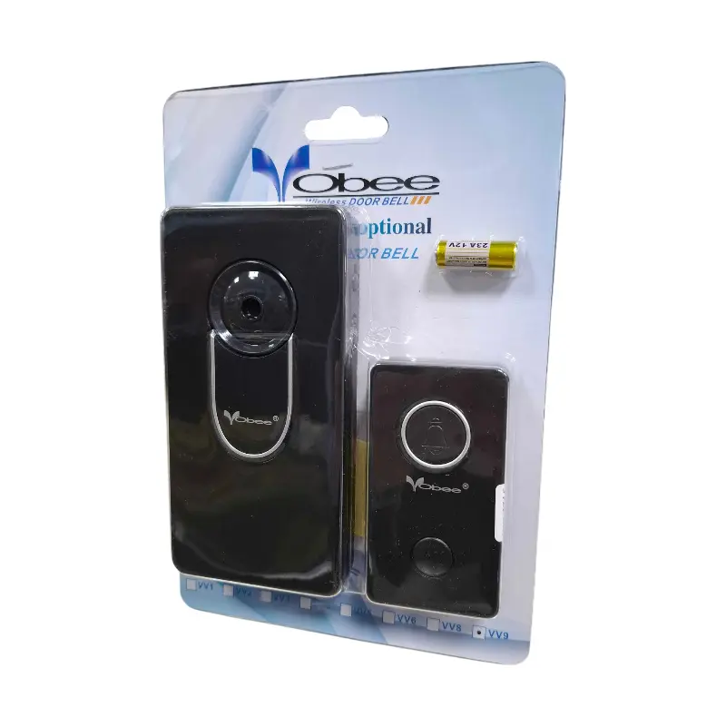 Ασύρματο κουδούνι πόρτας VV9 – 008038 Black