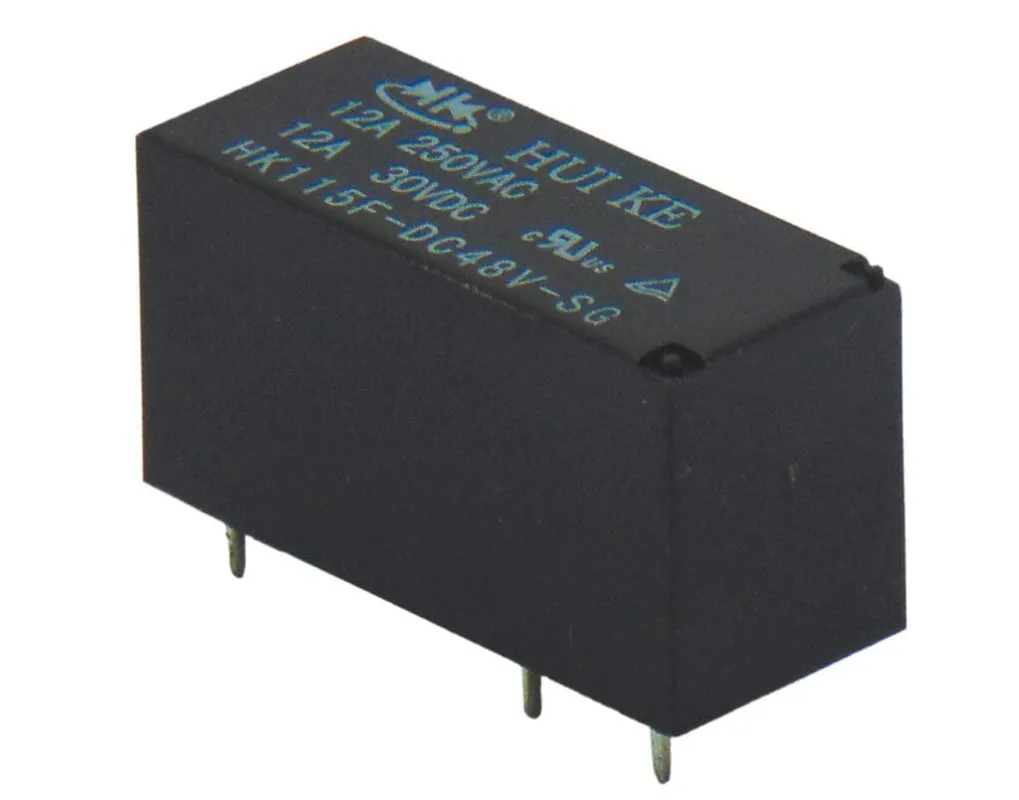 Relay Mini 1P 48V DC 12A HK115F HUI