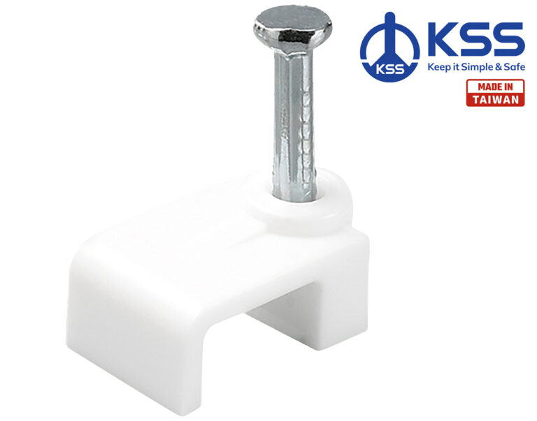 Στήριγμα Καλώδιο (Ροκά) Flat 5.5/15 Λευκό NF-0.7 KSS