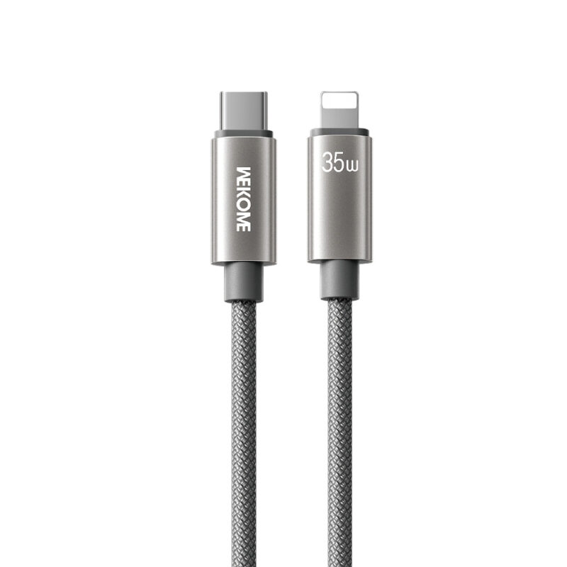 Καλώδιο Φόρτισης Lightning σε USB-C 1,2μ Γκρι WK WDC-65