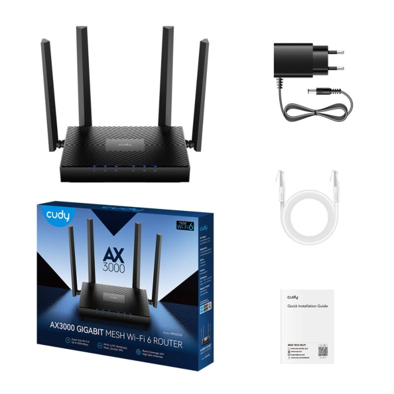 Access Point Cudy WR3000E Wi-Fi6 AX3000 Gigabit Dual-Band