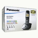 Ασύρματο Ψηφιακό Τηλέφωνο Panasonic KX-TG2511GRT Μαύρο με Αναγνώριση Κλήσεων, Ανοιχτή Συνομιλία και Λειτουργία Eco