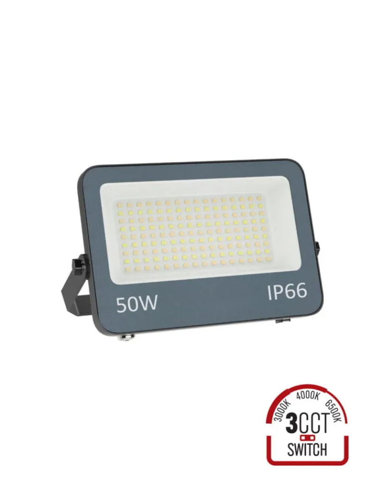 Προβολέας LED DOB 50W 3CCT 180-265V IP66 Anthracite Universe