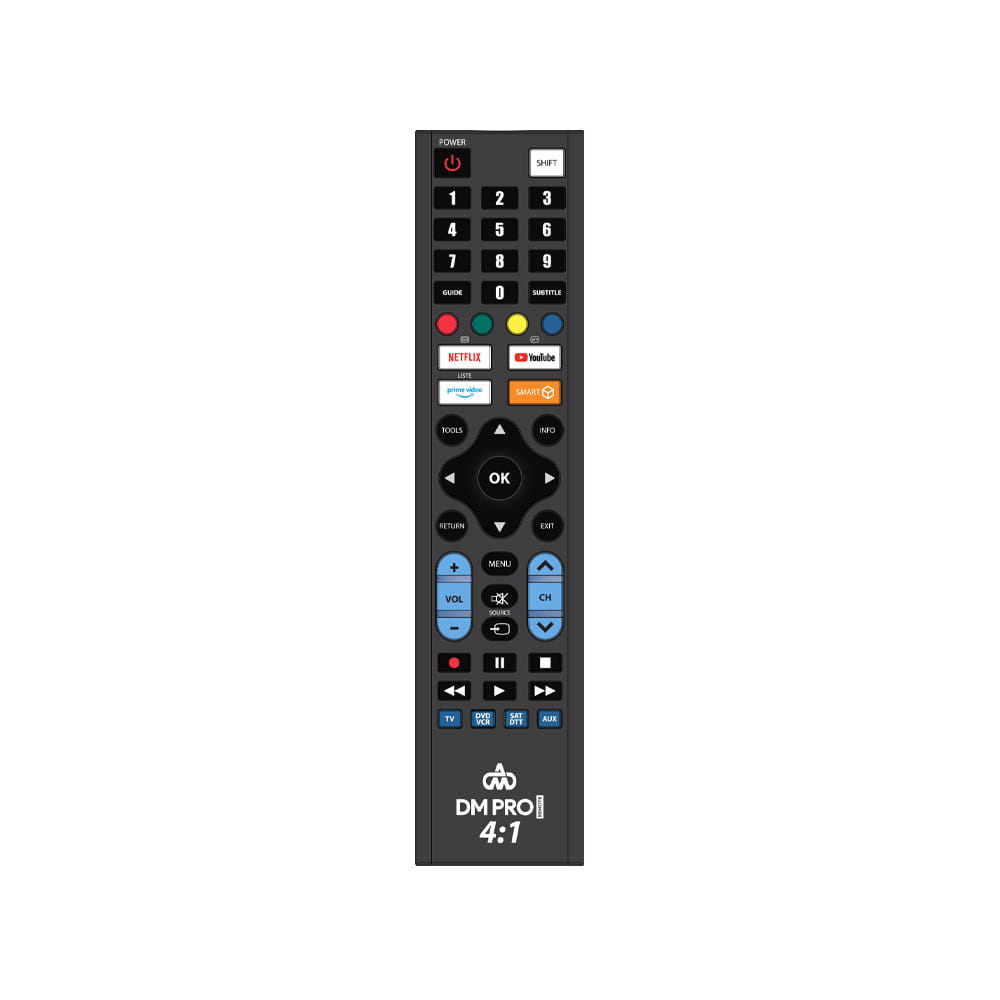 1194.jpg Τηλεκοντρόλ Προγραμματιζόμενο TV 4:1 DM Pro
