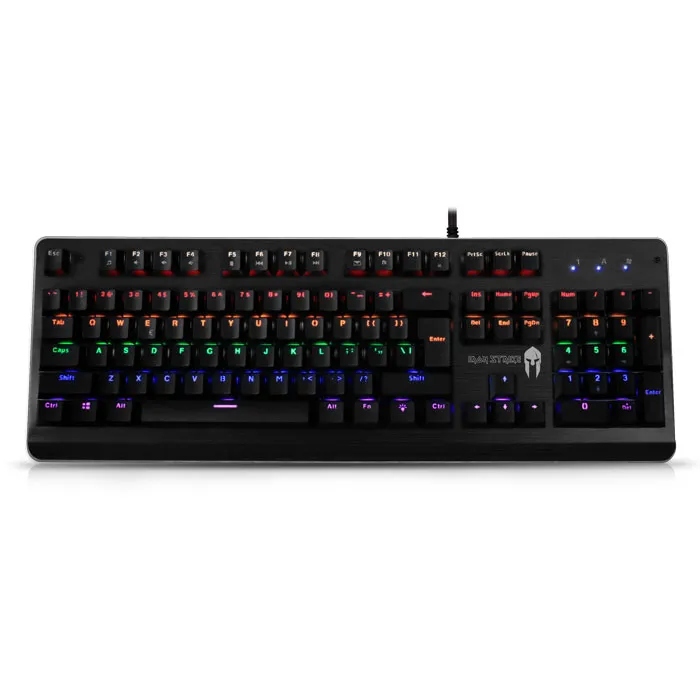 ΠΛΗΚΤΡΟΛΟΓΙΟ Ενσύρματο RGB LED NOD IRON STRIKE