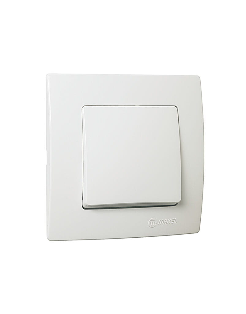 2-M32001120.jpg Διακόπτης A/R Μεσαιος Makel Lilium Λευκος