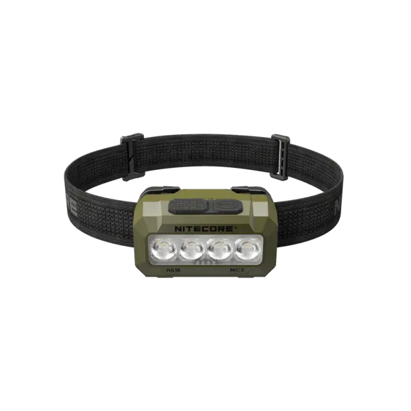 ΦΑΚΟΣ LED NITECORE HEADLAMP HA19, 600 lumens MCT, RGB, CRI, Green