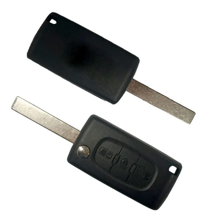 Κελύφος Κλειδιού Citroen Flip 3 Κουμπία Hu83