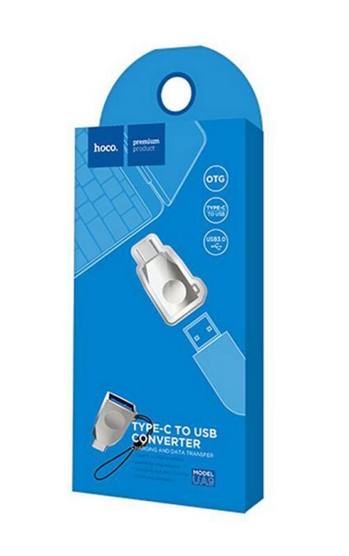 OTG Hoco UA9 USB-C σε USB 3.0 Θηλυκό Ασημί