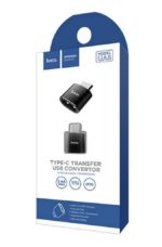 Αντάπτορας Hoco UA5 USB-C σε USB Μαύρο OTG 2.4A