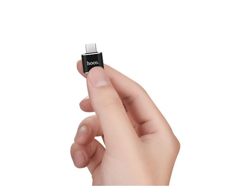 Αντάπτορας Hoco UA5 USB-C σε USB Μαύρο OTG 2.4A