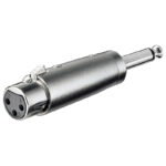 Adaptor XLR Θηλυ / 6.35 Mono Αρσ