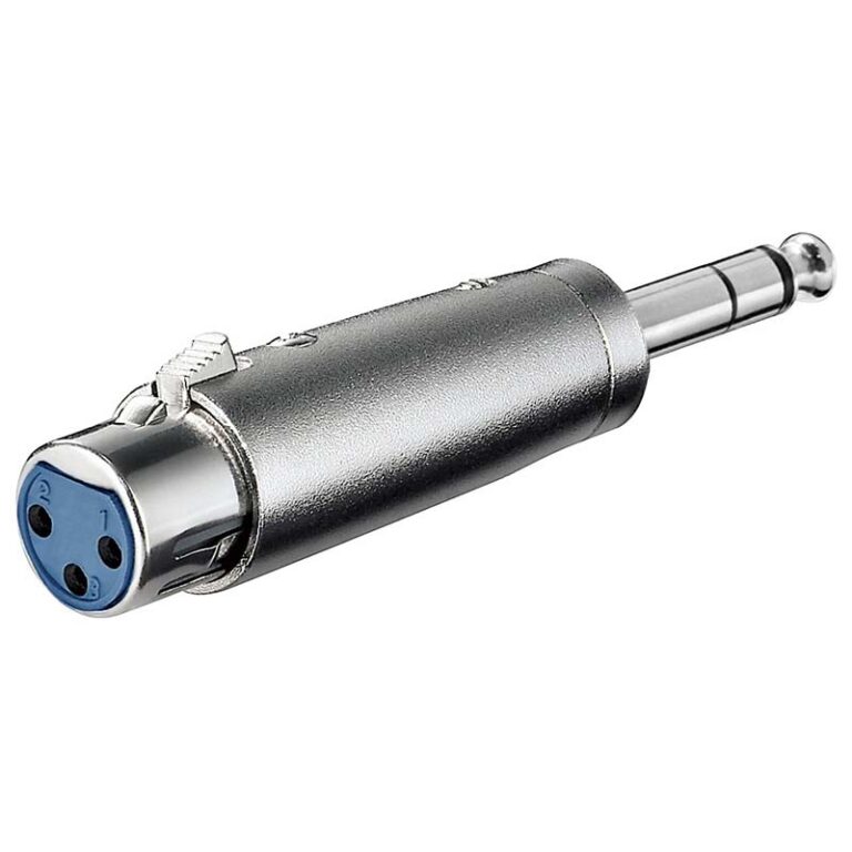 Adaptor XLR Θηλυς / 6.35 Stereo Αρσ